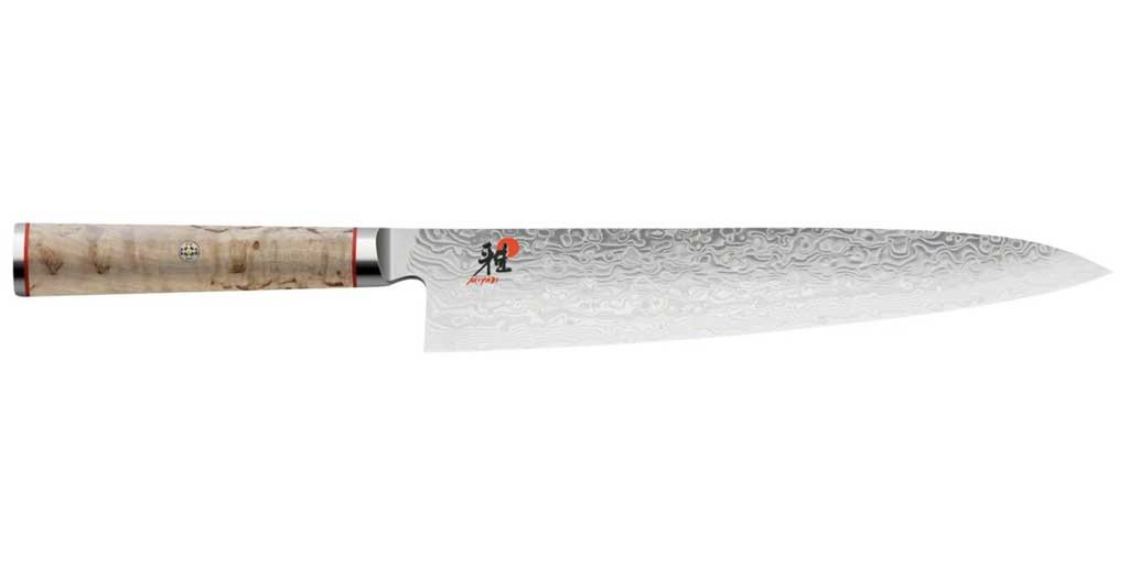 Cuchillo Gyuto con mango de madera