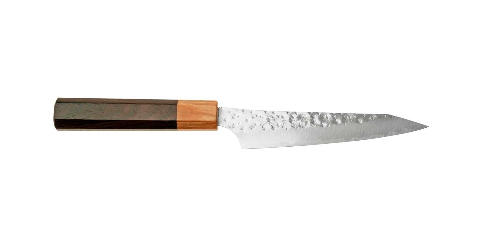 Cuchillo Petty con mango de madera en dos colores