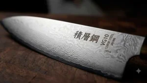 File de cuchillo fabricado con acero vg10 japonés