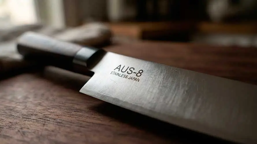 Cuchillo de acero AUS8