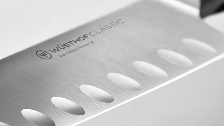 Filo de cuchillo alveolado Wusthof Santoku Classic