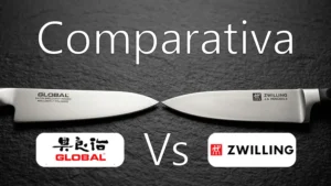 Comparativa entre cuchillos Global y Zwilling