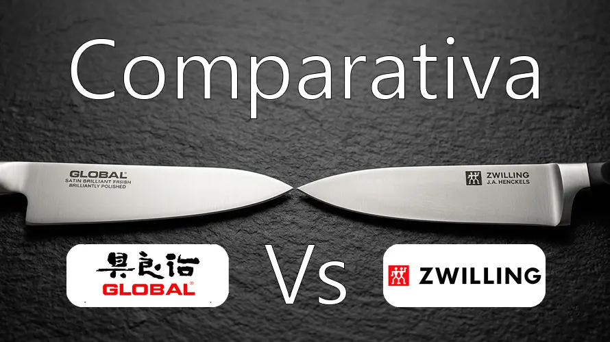 Comparativa entre cuchillos Global y Zwilling
