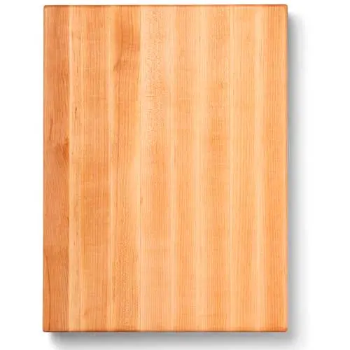 Boos Block Pro Chef Series desde arriba: superficie de corte de arce Edge Grain