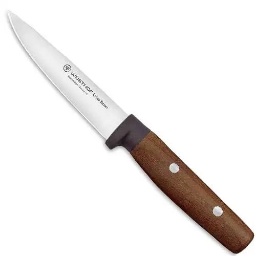 Wüsthof Urban Farmer Puntilla 10 cm (estampada, 56 HRC declarado por el fabricante, mango de haya)